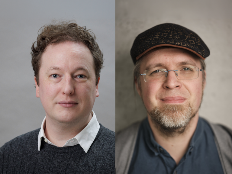 Collage Portrait Prof. Dr. Malte Elson und PD Dr. Ian Hussey